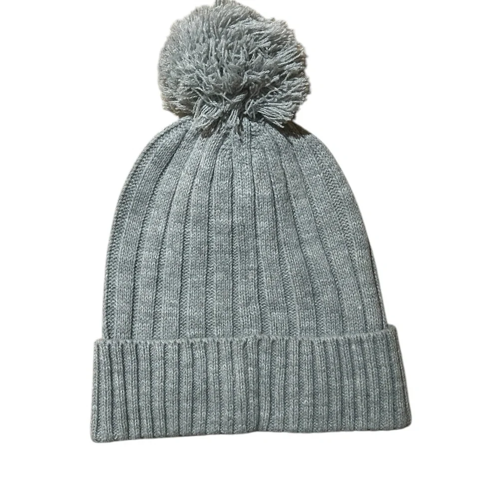 Michael Kors Gray Pom-Pom Beanie New With Tags